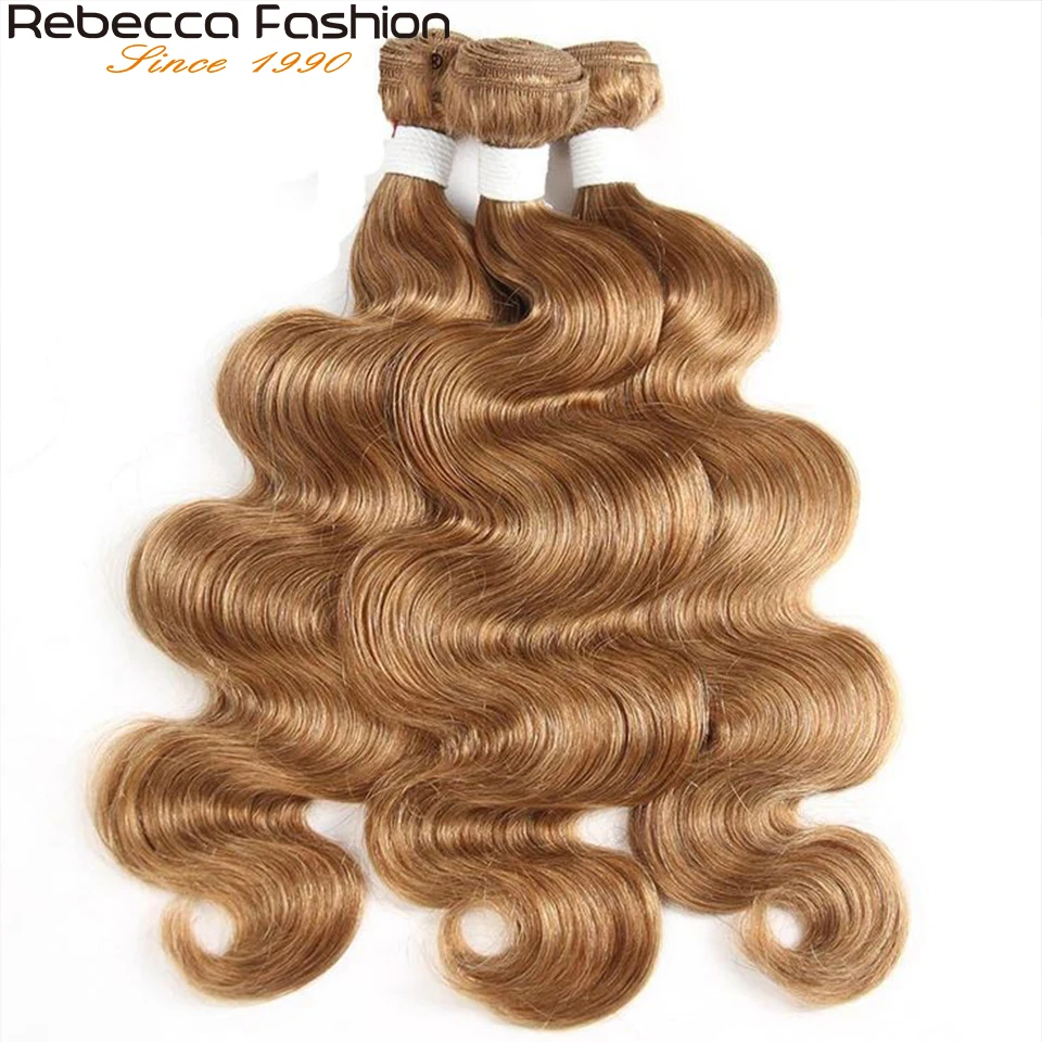 Rebecca 1/3/4 #27 Brown Blonde Body Wave Human Hair Bundles Brazilian Hair Weave Bundles Remy Human Hair Extensions 10" to 26"
Rebecca 1/3/4 #27 Brown Blonde Body Wave Human Hair Bundles Brazilian Hair Weave Bundles Remy Human Hair Extensions 10" to 26"