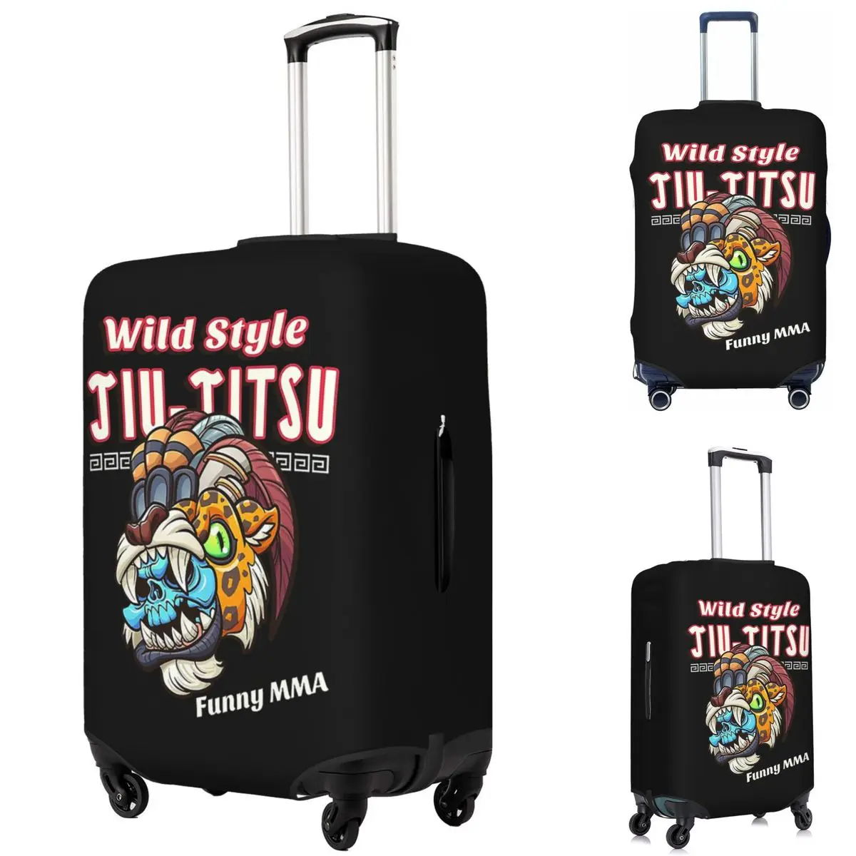 Jiu Jitsu Tiger And Dragon Suitcase Cover Protection Elastic Travel Luggage Protector Covers for 18-32 Inch
Jiu Jitsu Tiger And Dragon Suitcase Cover Protection Elastic Travel Luggage Protector Covers for 18-32 Inch
