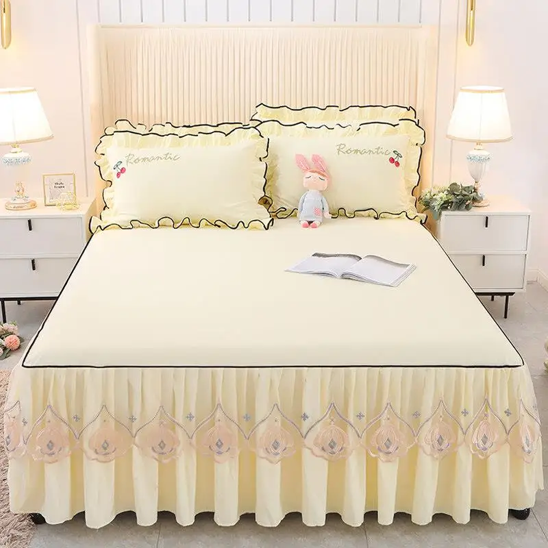 Princess Style Bed Skirt Protector Single Piece Dream Bed Sheet Cover Anti Slip Lace 15m 18m 20m Bed Cover
Princess Style Bed Skirt Protector Single Piece Dream Bed Sheet Cover Anti Slip Lace 15m 18m 20m Bed Cover