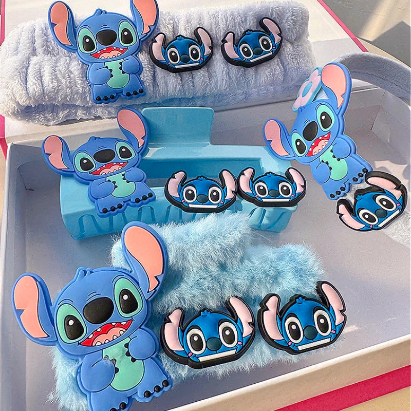 Disney Square Grab Clip Cute Blue Stitch Grab Clip Hairpin Back of Head Shark Clip Girl Sweet Hair Accessories Hairpin Kids Gift
Disney Square Grab Clip Cute Blue Stitch Grab Clip Hairpin Back of Head Shark Clip Girl Sweet Hair Accessories Hairpin Kids Gift
