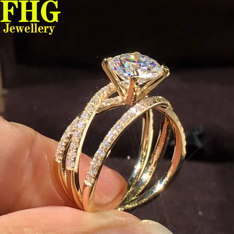 1 2 3 4 5 6Carat Real Solid Au585 14K Yellow Gold Ring Round shape Moissanite Diamond Women Engagement Anniversary Wedding Ring
1 2 3 4 5 6Carat Real Solid Au585 14K Yellow Gold Ring Round shape Moissanite Diamond Women Engagement Anniversary Wedding Ring