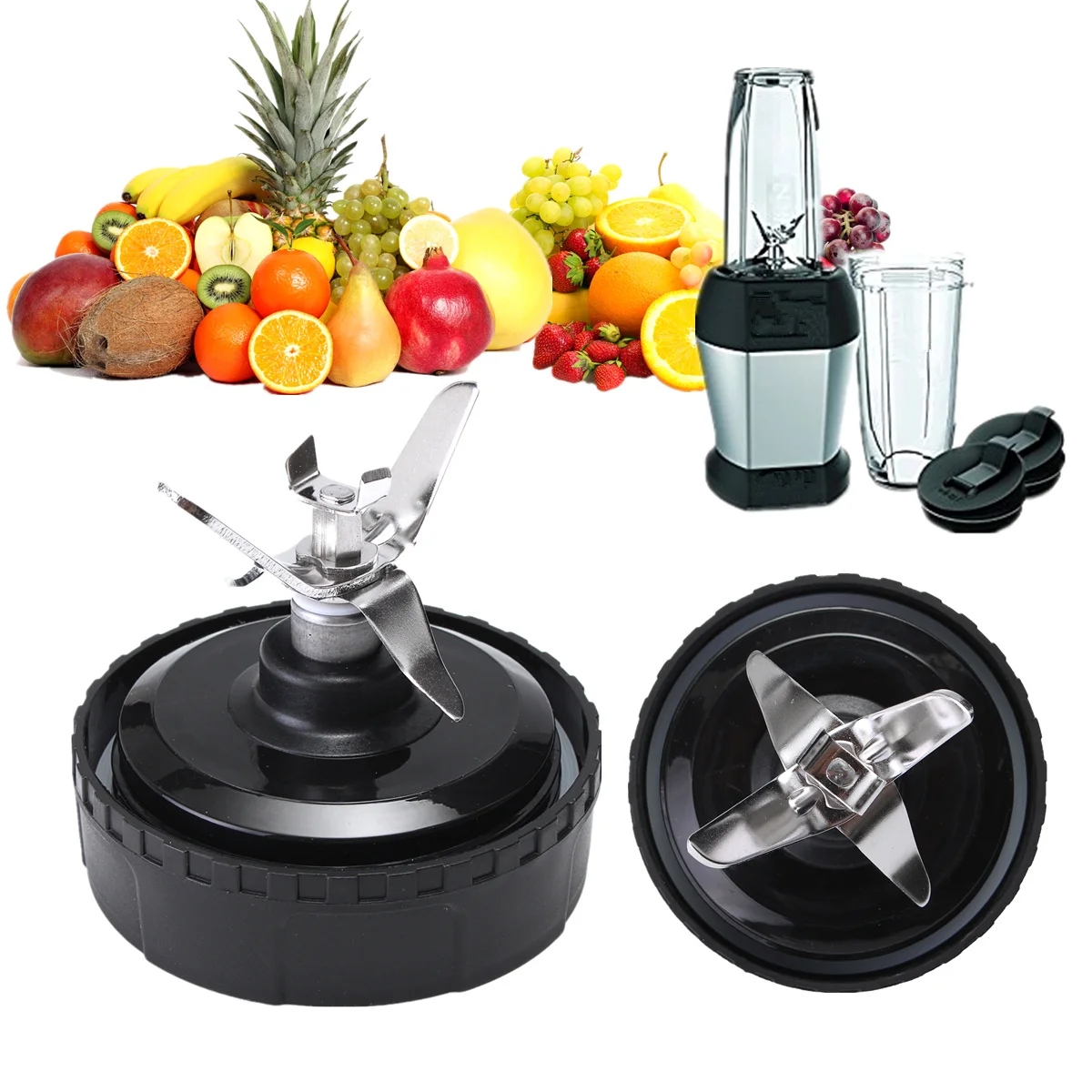 6 Fins Blade Assembly Replacement for 1700W Nutri Ninja Blender BL780 BL770 BL771 BL660
6 Fins Blade Assembly Replacement for 1700W Nutri Ninja Blender BL780 BL770 BL771 BL660