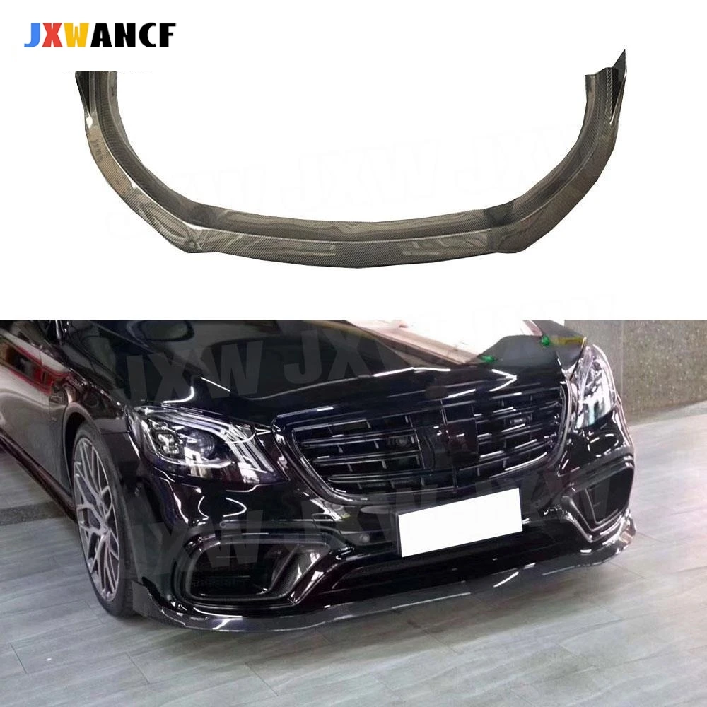 JXWANCF For Benz S Class W222 Carbon Fiber Front Chin Spoiler FRP Black Bumper Covers For S63 S65 for AMG 2018-2019 Car Style
JXWANCF For Benz S Class W222 Carbon Fiber Front Chin Spoiler FRP Black Bumper Covers For S63 S65 for AMG 2018-2019 Car Style