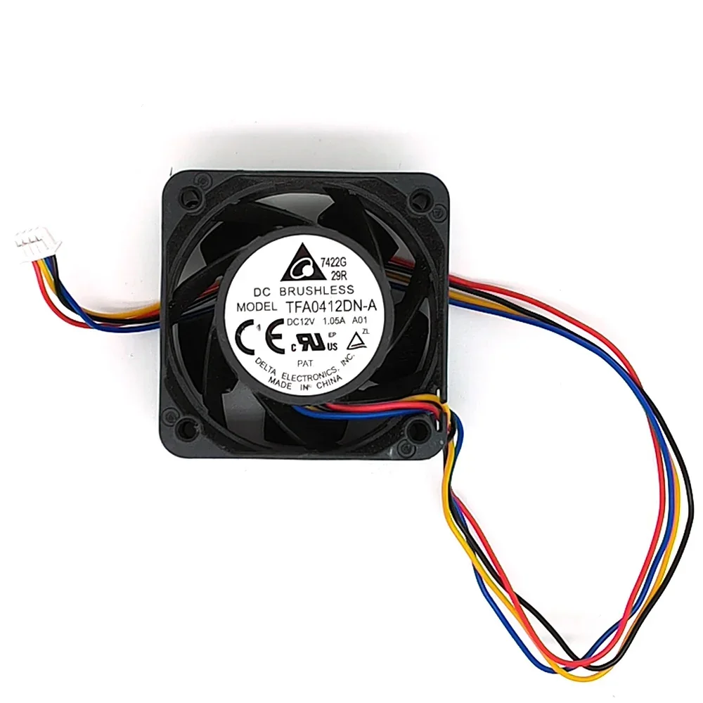 For Delta TFA0412DN-A DC12V 1.05A 4028 40*40*28MM 4CM Cooling fan 4Wires PMW fan
For Delta TFA0412DN-A DC12V 1.05A 4028 40*40*28MM 4CM Cooling fan 4Wires PMW fan
