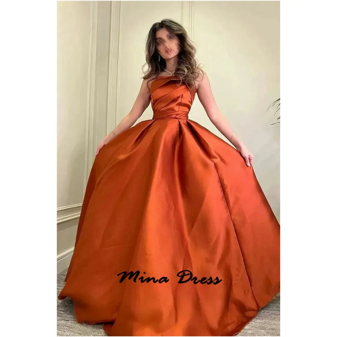 Mina Customized Strapless Evening Luxury Dress 2024 Sleeveless Backless Boat Collar Elegant Party Dresses 2024 for Wedding Prom
Mina Customized Strapless Evening Luxury Dress 2024 Sleeveless Backless Boat Collar Elegant Party Dresses 2024 for Wedding Prom