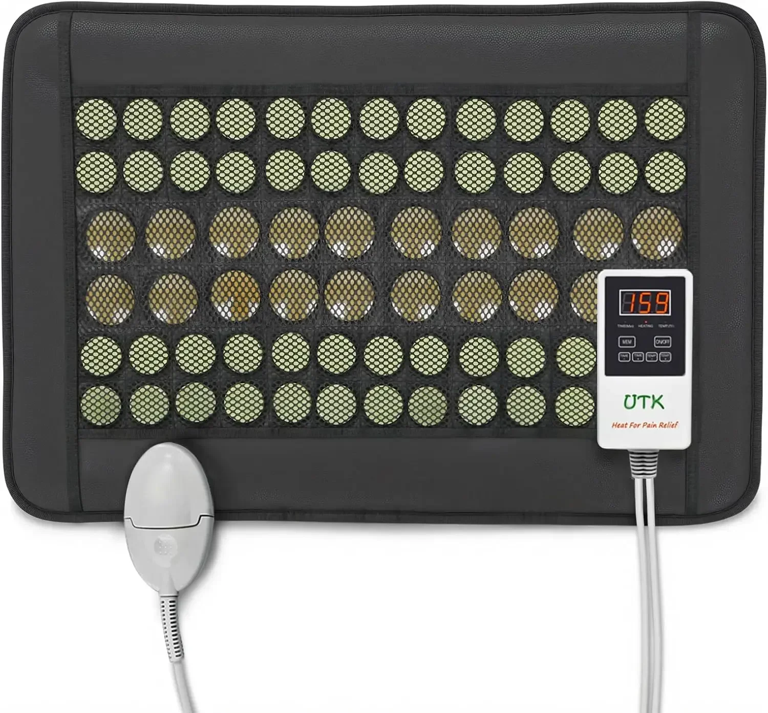 Греющий коврик для спины, в 5 раз глубокее облегчение боли в спине, инфракрасный греющий коврик с натуральным нефритом, подходит для FSA/HSA, нагрев до 159°F. ℉ ,
Греющий коврик для спины, в 5 раз глубокее облегчение боли в спине, инфракрасный греющий коврик с натуральным нефритом, подходит для FSA/HSA, нагрев до 159°F. ℉ ,