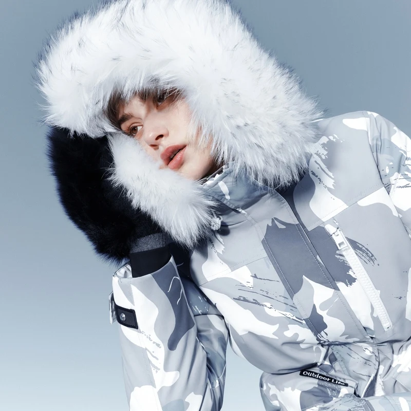BOSIDENG Женская водонепроницаемая экстремально холодная парка на гусином пуху с меховым капюшоном - зимнее теплое пальто
BOSIDENG Женская водонепроницаемая экстремально холодная парка на гусином пуху с меховым капюшоном - зимнее теплое пальто