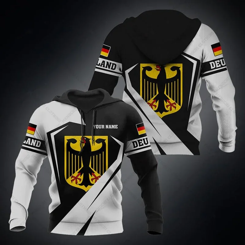 Customized Germany Emblem Graphic Hoodies Loose Unisex Fashion Sweatshirts Casual Tops Pullover Oversized Outdoor Streetwear
Customized Germany Emblem Graphic Hoodies Loose Unisex Fashion Sweatshirts Casual Tops Pullover Oversized Outdoor Streetwear