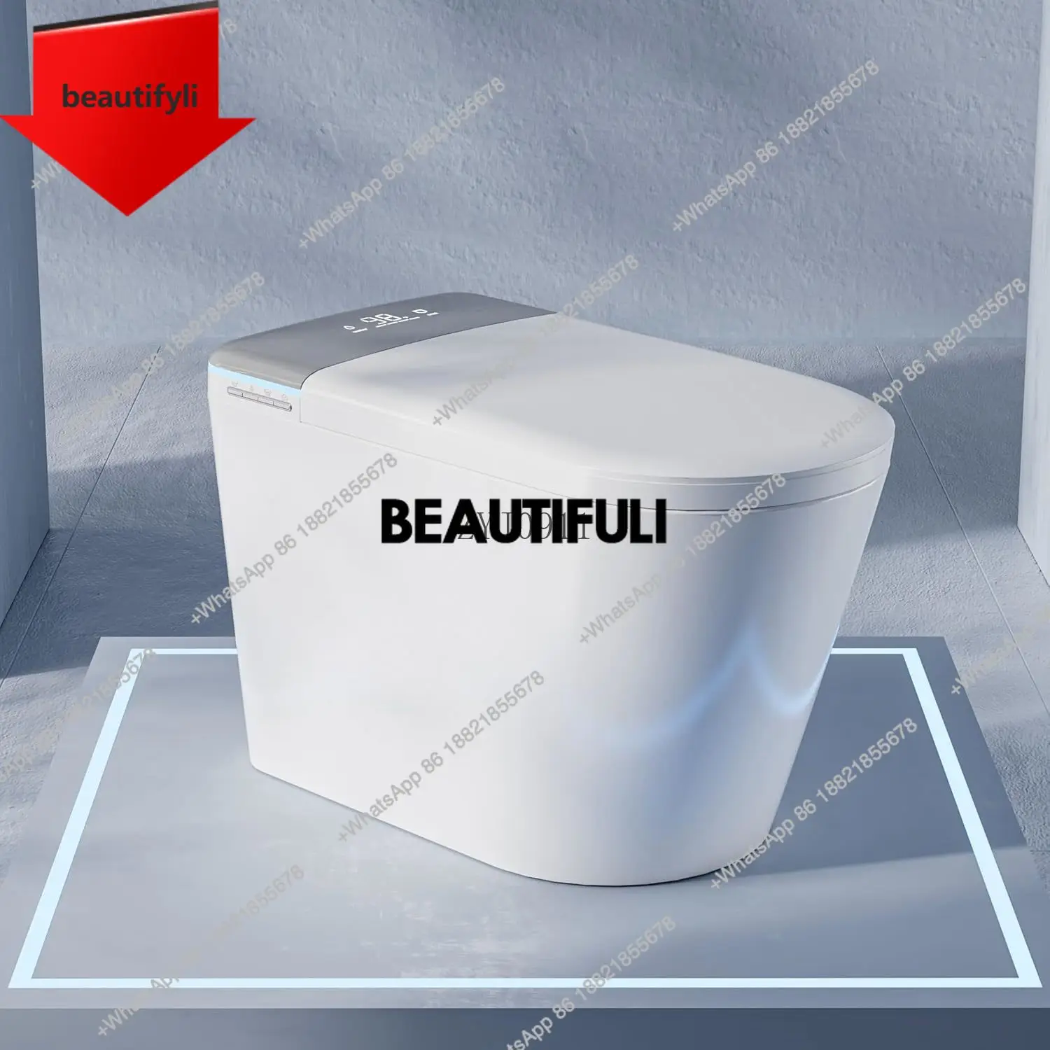 Умный унитаз A44, унитаз-биде с автоматическим открытием и закрыванием сиденья с подогревом, мгновенная теплая вода, дистанционное управление, безрезервуарный туалет ADA высоты
Умный унитаз A44, унитаз-биде с автоматическим открытием и закрыванием сиденья с подогревом, мгновенная теплая вода, дистанционное управление, безрезервуарный туалет ADA высоты