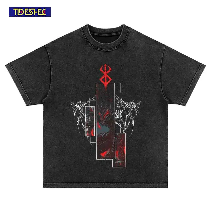 Japan Vintage Streetwear Summer Hip Hop Harajuku Cotton Anime Print Short Sleeve Punk T-Shirt Washed Oversized Loose Leisure Top
Japan Vintage Streetwear Summer Hip Hop Harajuku Cotton Anime Print Short Sleeve Punk T-Shirt Washed Oversized Loose Leisure Top