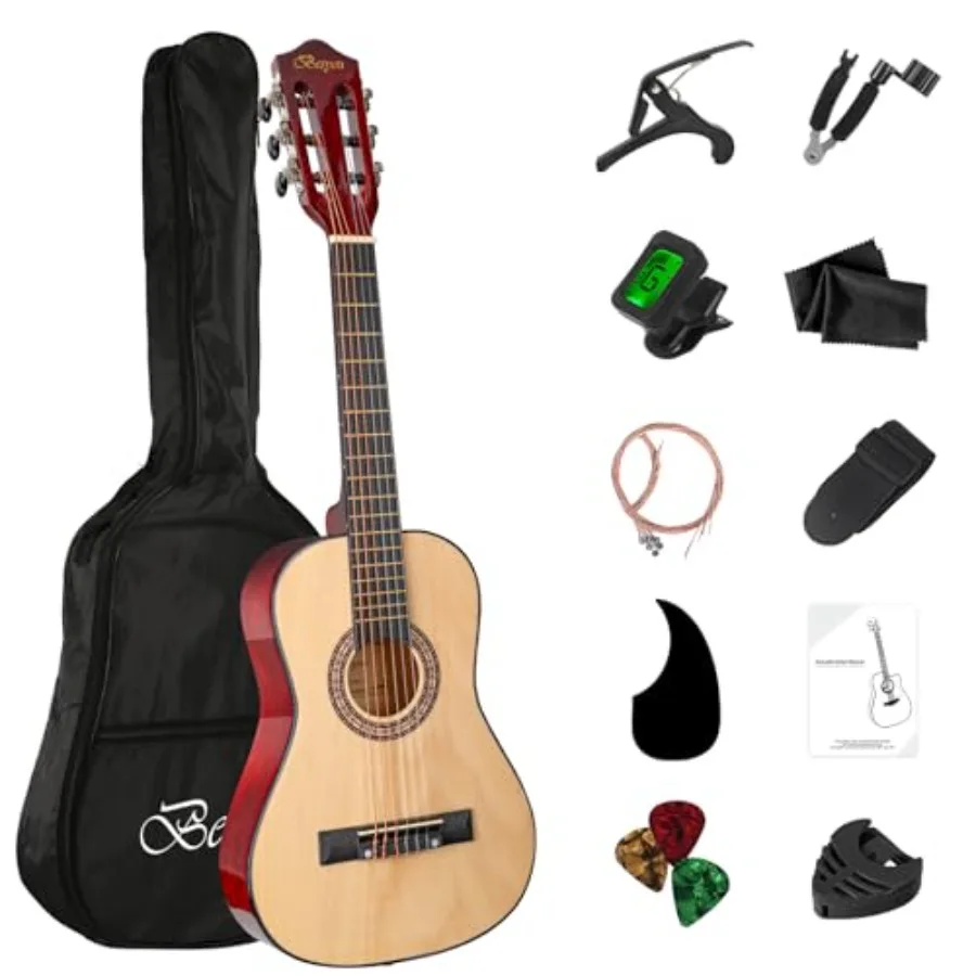 30 Wood Acoustic Guitar with Case, Guitar Book and Accessories for /Girls/Boys/Beginners Natural Finish, Lightweight Spruce Top
30 Wood Acoustic Guitar with Case, Guitar Book and Accessories for /Girls/Boys/Beginners Natural Finish, Lightweight Spruce Top