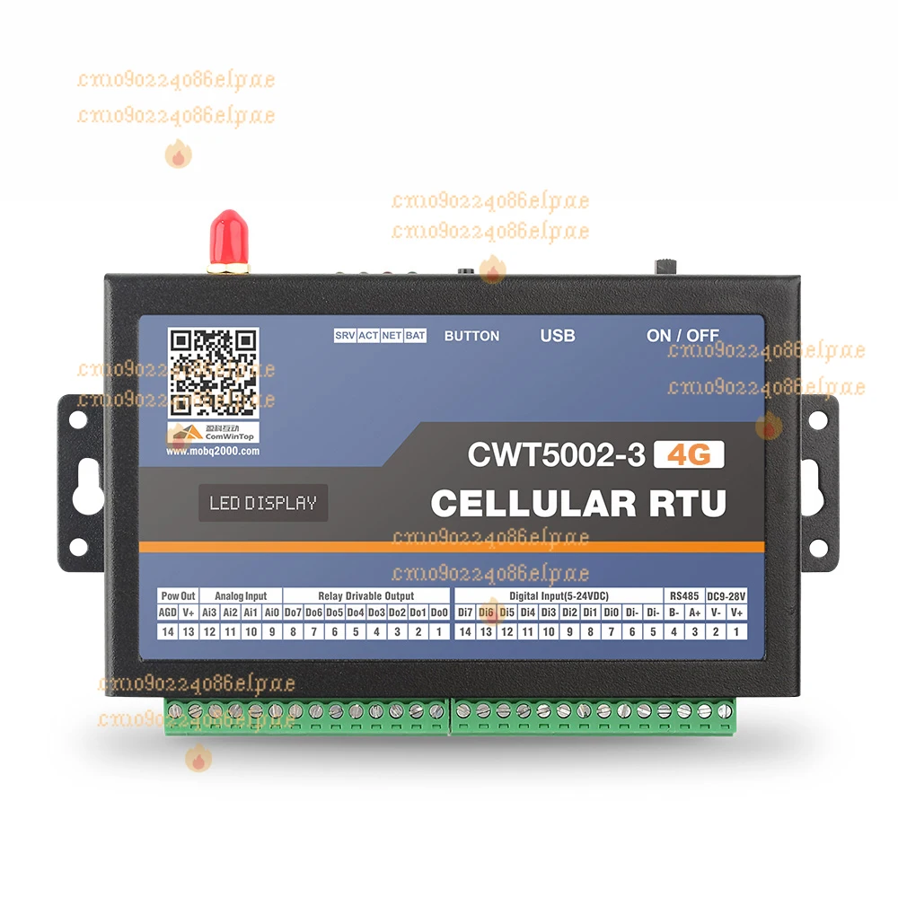 Шлюз RTU 8DI 4AI 8Do с поддержкой RS485 Modbus RTU, GSM, GPRS, 4G, Wi-Fi и облачным сервисом (Cloud as a Service)
Шлюз RTU 8DI 4AI 8Do с поддержкой RS485 Modbus RTU, GSM, GPRS, 4G, Wi-Fi и облачным сервисом (Cloud as a Service)