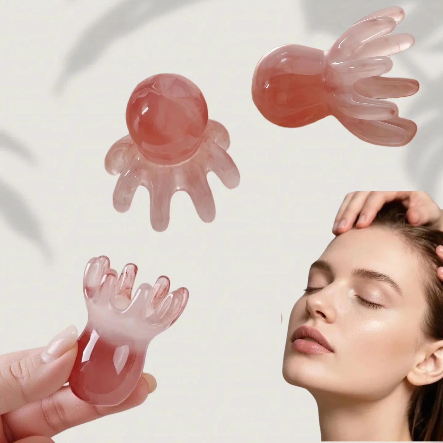 Милая расческа в виде осьминога, смоляный массажер для головы, уход за волосами, меридиан, соскабливание, массаж головы, акупунктура, спа, инструмент для массажа здоровья Гуа Ша
Милая расческа в виде осьминога, смоляный массажер для головы, уход за волосами, меридиан, соскабливание, массаж головы, акупунктура, спа, инструмент для массажа здоровья Гуа Ша