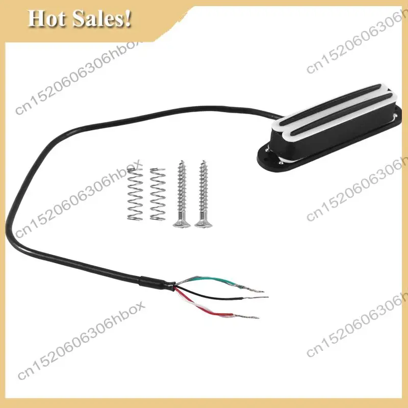 -HOPE Hot Rail Pickups Double Track 11K Alnico5 Guitar Pickup Fit Fender Strat Squier Tele Electric Guitar, White
-HOPE Hot Rail Pickups Double Track 11K Alnico5 Guitar Pickup Fit Fender Strat Squier Tele Electric Guitar, White