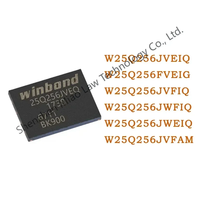 5PCS W25Q256JVEIQ W25Q256FVEIG W25Q256JVFIQ W25Q256JWFIQ W25Q256JWEIQ W25Q256JVFAM New Original Authentic NOR FLASH IC Chip
5PCS W25Q256JVEIQ W25Q256FVEIG W25Q256JVFIQ W25Q256JWFIQ W25Q256JWEIQ W25Q256JVFAM New Original Authentic NOR FLASH IC Chip