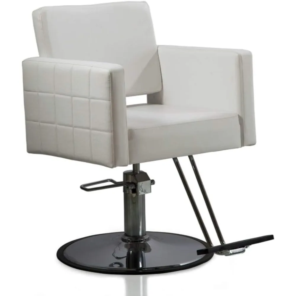 White Round Base Salon Beauty Chair for Hair Stylist Barber Chair Hydraulic Modern Shampoo Chairs
White Round Base Salon Beauty Chair for Hair Stylist Barber Chair Hydraulic Modern Shampoo Chairs