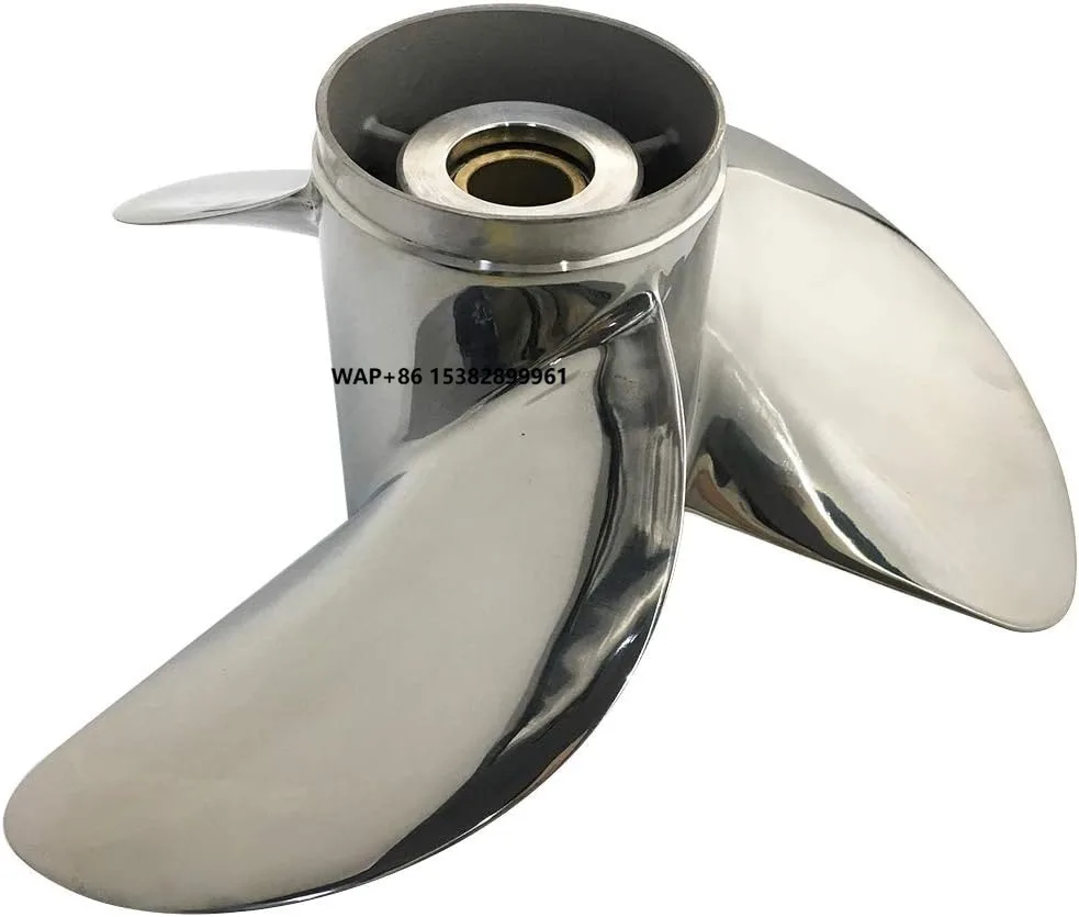 New 13-1/4"x17" 13-3/4"x15" 14-1/2"x19" Stainless Steel Propeller for Outboard Motor Engine 15 Tooth SS Prop 70-140
New 13-1/4"x17" 13-3/4"x15" 14-1/2"x19" Stainless Steel Propeller for Outboard Motor Engine 15 Tooth SS Prop 70-140