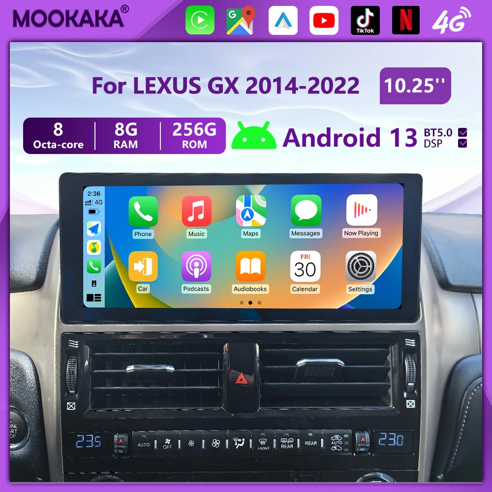 10,25 ''для Lexus GX GX400 GX460 2014 2015 2016-2022 Автомобильный радиоприемник Мультимедийный видеоплеер Беспроводной CarPlay Android13 Авто GPS BT
10,25 ''для Lexus GX GX400 GX460 2014 2015 2016-2022 Автомобильный радиоприемник Мультимедийный видеоплеер Беспроводной CarPlay Android13 Авто GPS BT