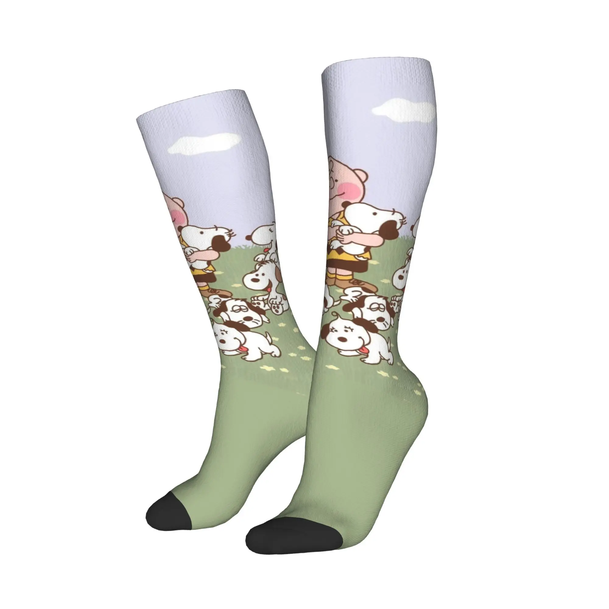 Snoopy And Charlie Brown Women's Calf Length Socks Comfortable Casual Dog Cartoon Print High Tube Socks
Snoopy And Charlie Brown Women's Calf Length Socks Comfortable Casual Dog Cartoon Print High Tube Socks