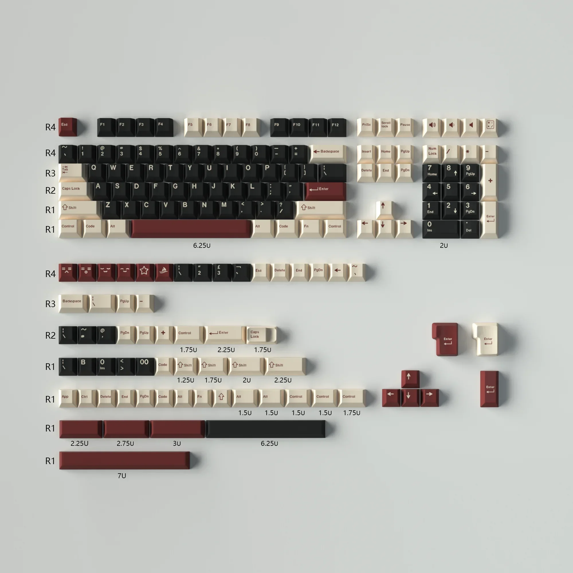 Полный комплект Keycap Cherry Original Height, подходящий для механической клавиатуры
Полный комплект Keycap Cherry Original Height, подходящий для механической клавиатуры