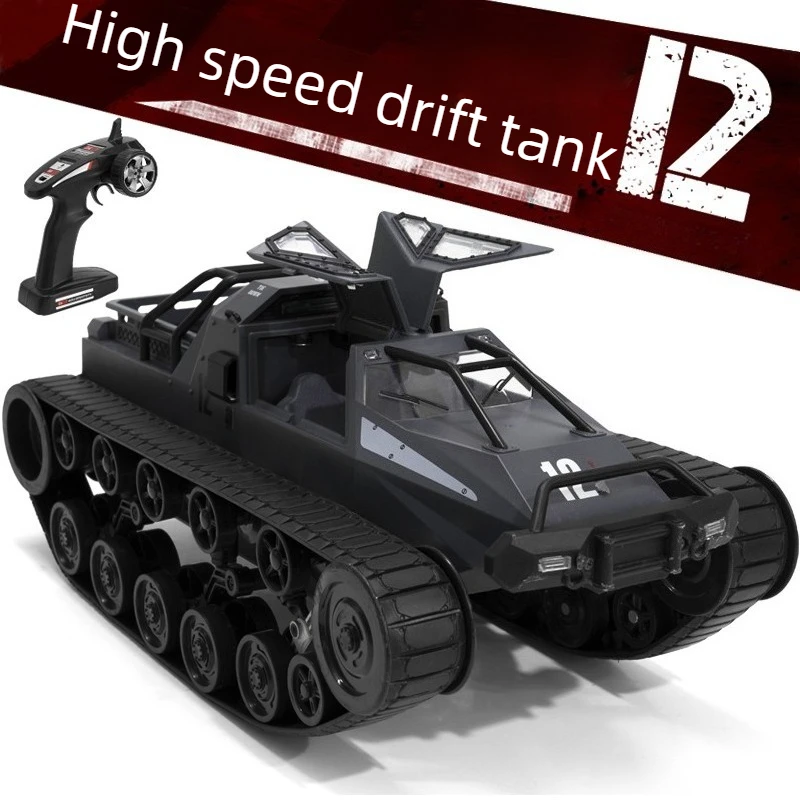 1/12 RC Remote Control Tracked Tank Alloy High-Speed 4WD Off-Road Armored Vehicle Electric Simulation Tank Model Gift
1/12 RC Remote Control Tracked Tank Alloy High-Speed 4WD Off-Road Armored Vehicle Electric Simulation Tank Model Gift