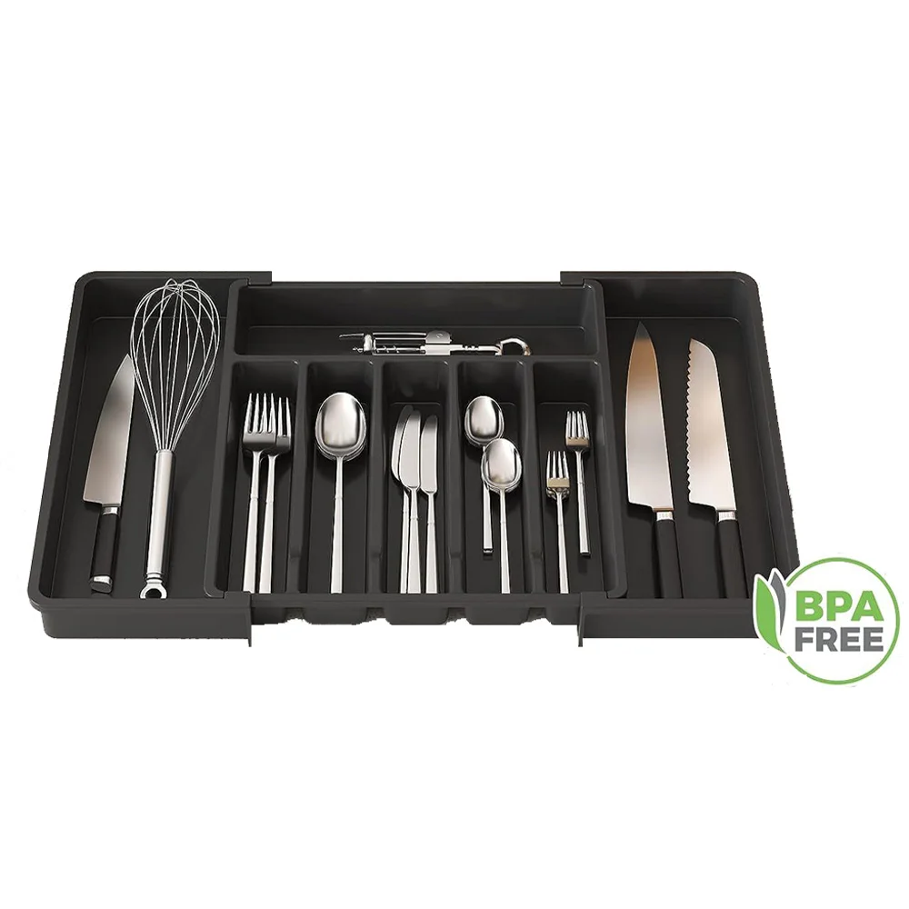 kitchen Accessories Organizer Adjustable Plastic Cutlery Tray Retractable Drawer Storage Large Size
kitchen Accessories Organizer Adjustable Plastic Cutlery Tray Retractable Drawer Storage Large Size