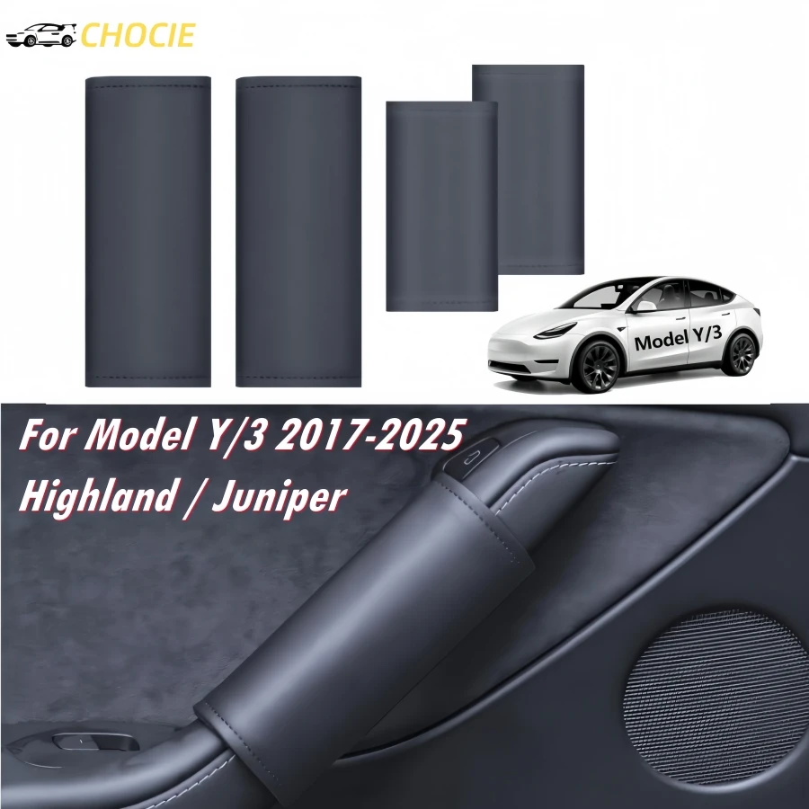 For Tesla Model Y Juniper Grab Handle Covers Model 3 Highland Inside Door Handle Protector Anti-Scratch Leather Handle Plate
For Tesla Model Y Juniper Grab Handle Covers Model 3 Highland Inside Door Handle Protector Anti-Scratch Leather Handle Plate