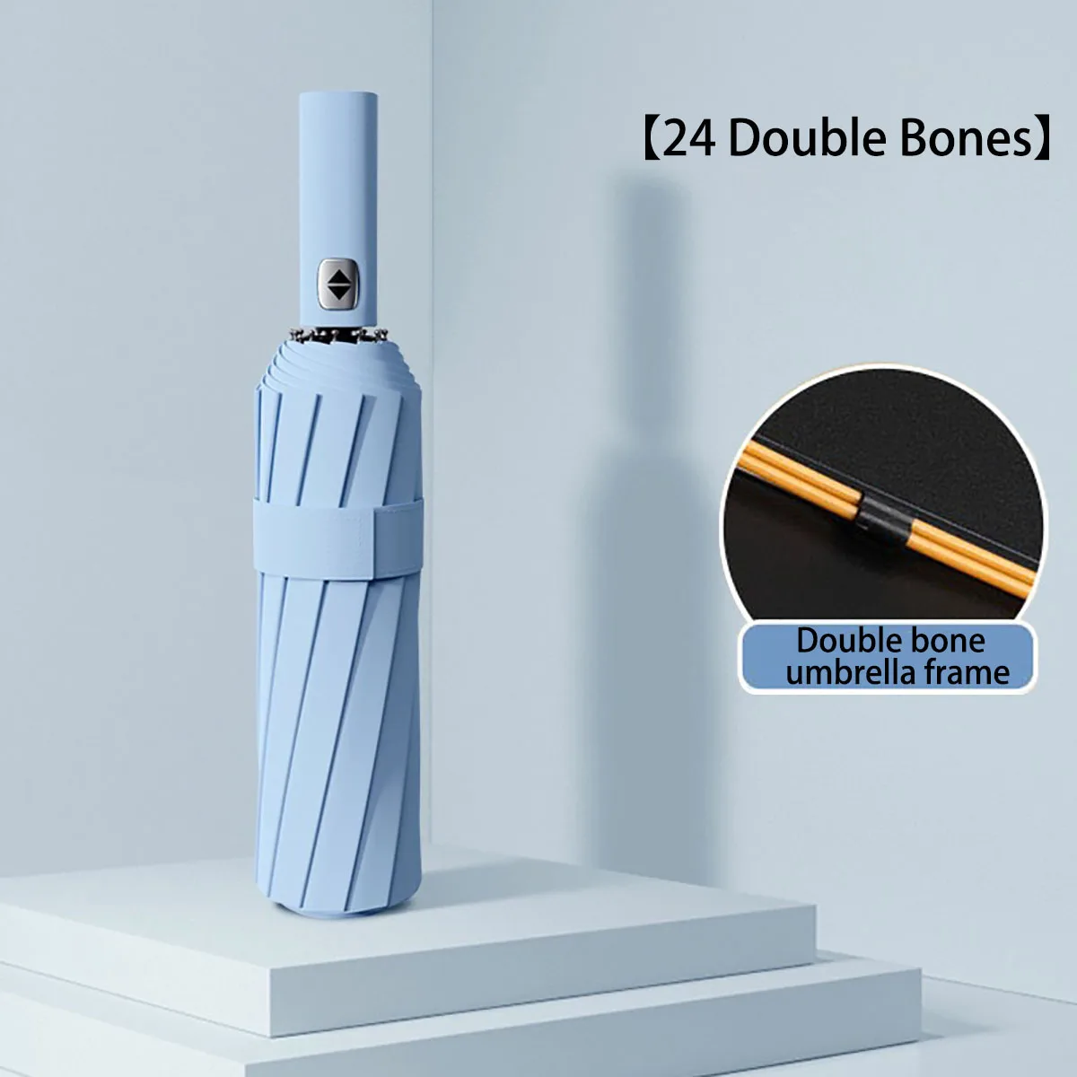 Light Blue Portable Double-Keeled Umbrella Sun & Rain Folding Anti UV Umbrella Windproof Waterproof Umbrella For Outdoor Travel
Light Blue Portable Double-Keeled Umbrella Sun & Rain Folding Anti UV Umbrella Windproof Waterproof Umbrella For Outdoor Travel