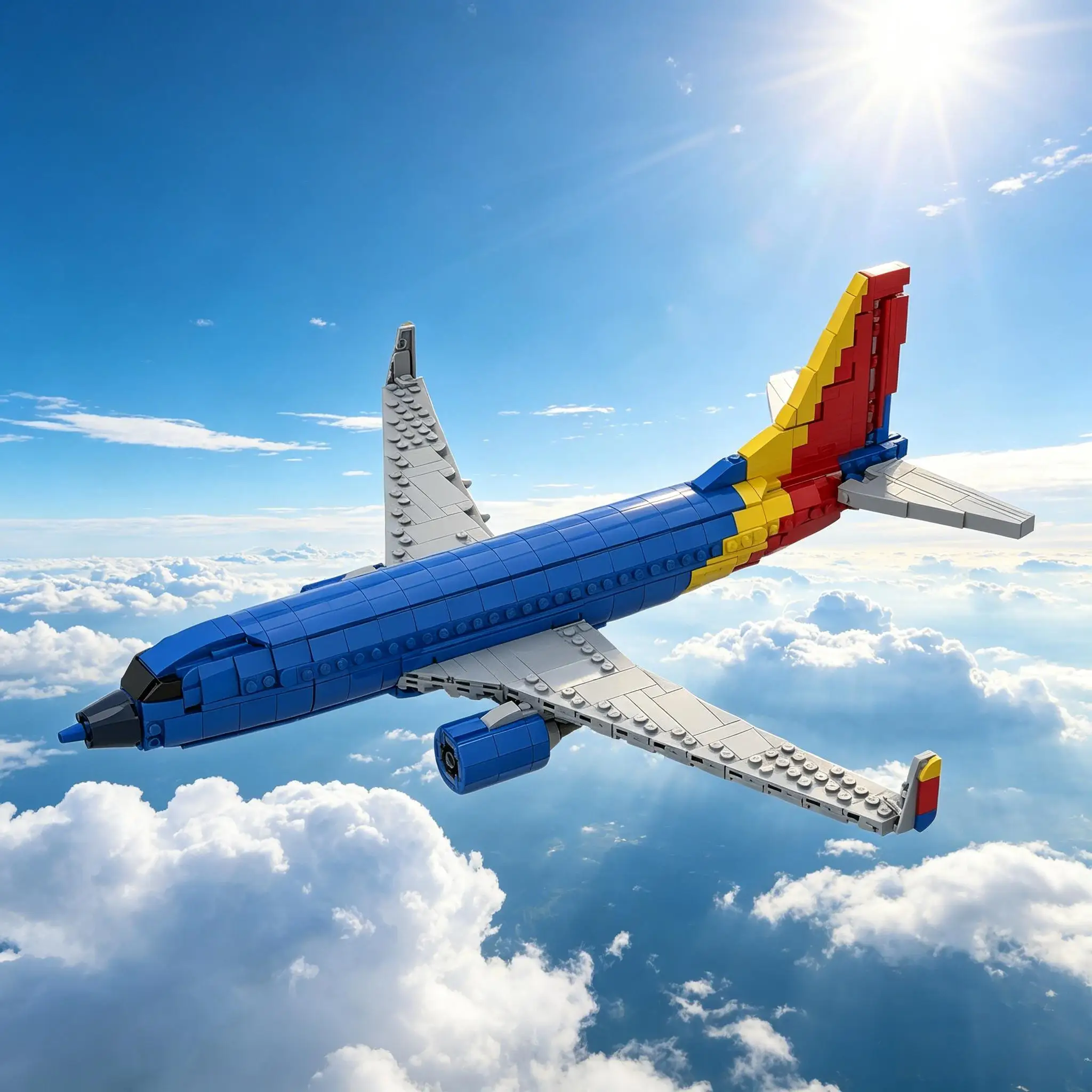 1038PC MOC-125916 Boeing Southwest Airlines Model Model Blue Passenger Plane Toy Educational DIY Aircraft Building Blocks Toy
1038PC MOC-125916 Boeing Southwest Airlines Model Model Blue Passenger Plane Toy Educational DIY Aircraft Building Blocks Toy