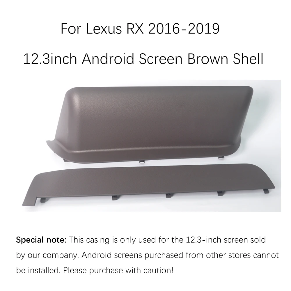 For Lexus RX 2016-2019 12.3inch Android Screen Brown Shell
For Lexus RX 2016-2019 12.3inch Android Screen Brown Shell