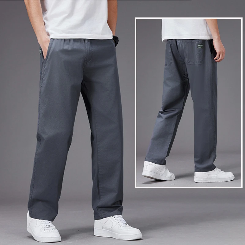 Cotton Pants Men's Big Size Casual Trousers Loose Mens Jogger Pants Fit Straight Pants Multi Pocket Man Long Pants Summer Autumn
Cotton Pants Men's Big Size Casual Trousers Loose Mens Jogger Pants Fit Straight Pants Multi Pocket Man Long Pants Summer Autumn