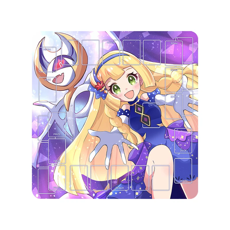 600X600X2Mm Diy Ptcg Lillie Card Battle Mat Ptcg Rosa Single Double Board Game Card Duel Plate Battle Mat Anime Cards Gift Toys
600X600X2Mm Diy Ptcg Lillie Card Battle Mat Ptcg Rosa Single Double Board Game Card Duel Plate Battle Mat Anime Cards Gift Toys