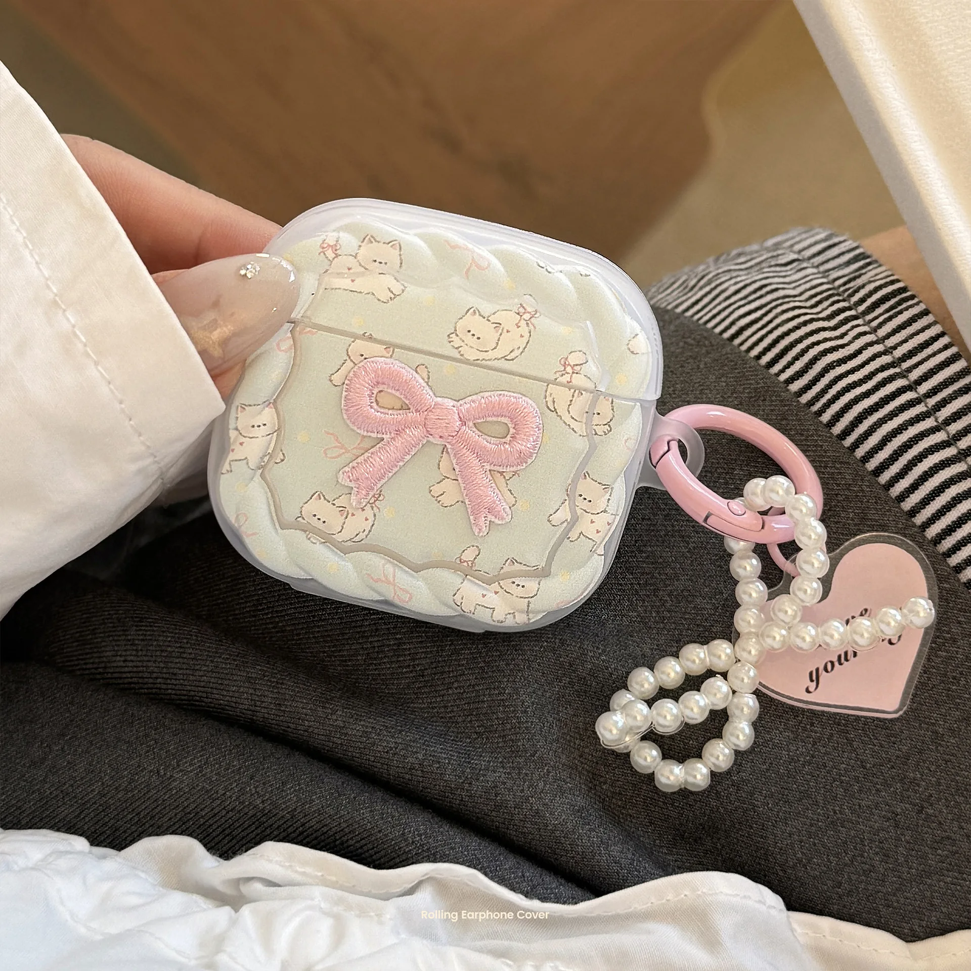Cute Cartoon Bow Case for AirPods 4 3 2 1 Pro 2 Pro 3 Protective Wireless Bluetooth Headset Protective Cover Sleeve Accessories
Cute Cartoon Bow Case for AirPods 4 3 2 1 Pro 2 Pro 3 Protective Wireless Bluetooth Headset Protective Cover Sleeve Accessories