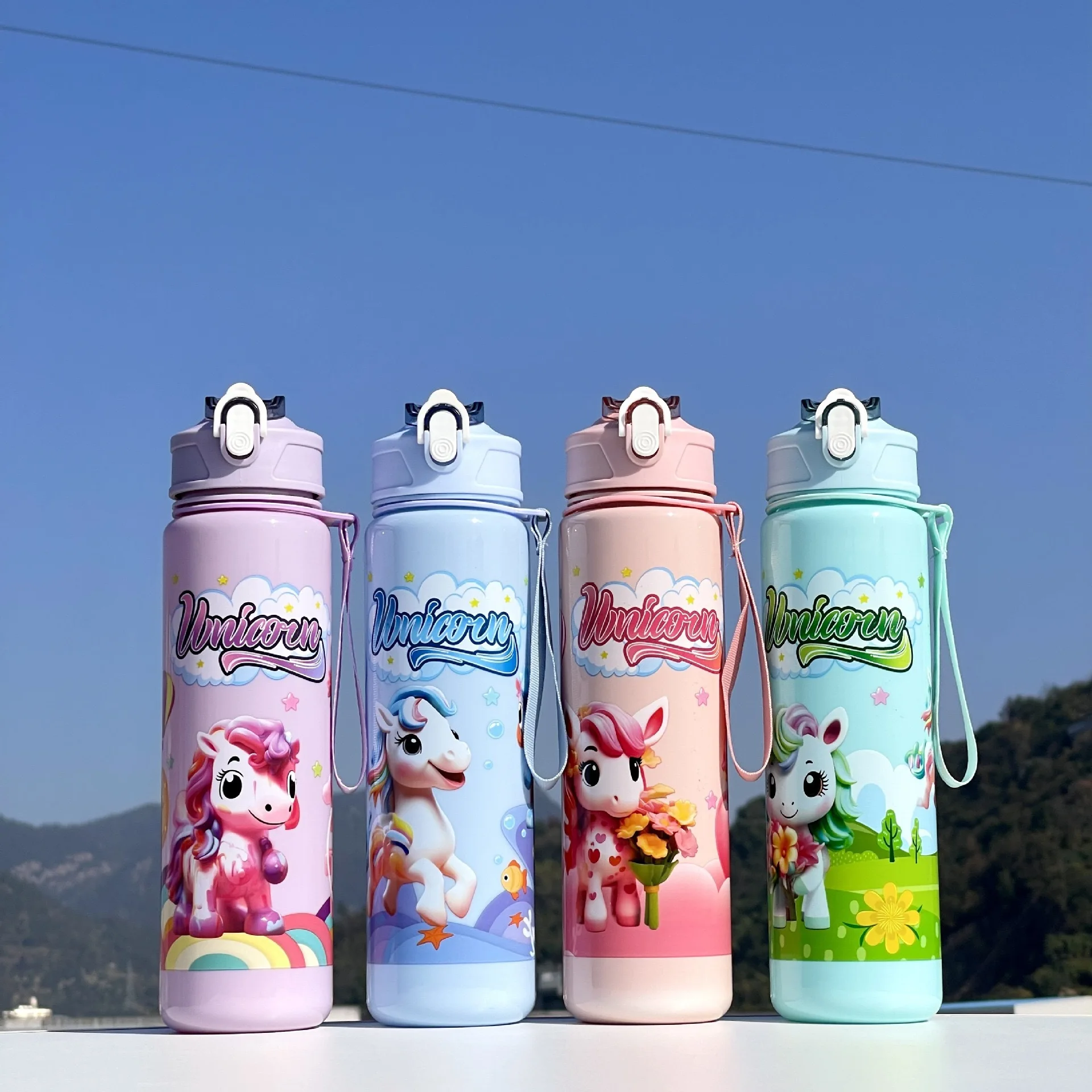 Bouncing Unicorn Kids Water Bottle – Large Capacity Leak-Proof Straw Cup, Portable Plastic Sippy Cup for Toddlers & Children
Bouncing Unicorn Kids Water Bottle – Large Capacity Leak-Proof Straw Cup, Portable Plastic Sippy Cup for Toddlers & Children