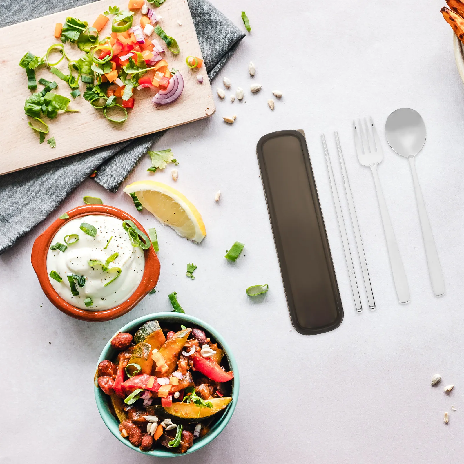 Набор столовых приборов из нержавеющей стали, 1 комплект, гладкий, с высокой полировкой, современный дизайн, для ежедневного использования в семье, на день рождения, праздники
Набор столовых приборов из нержавеющей стали, 1 комплект, гладкий, с высокой полировкой, современный дизайн, для ежедневного использования в семье, на день рождения, праздники