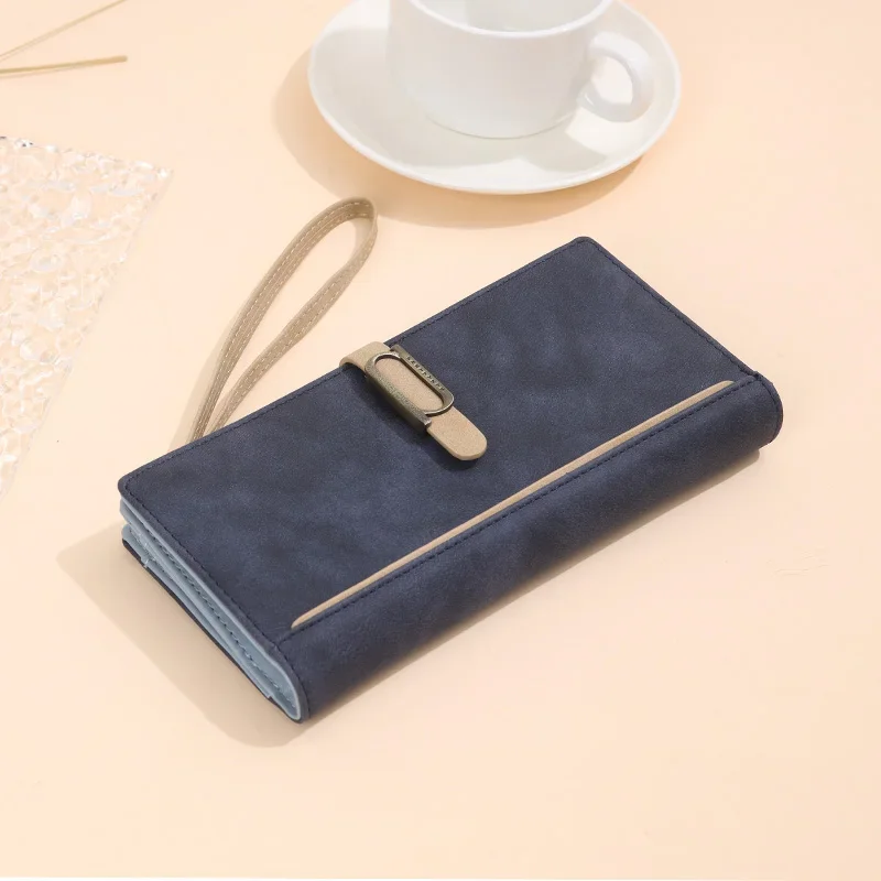 New Vintage Female Wallet Long Design Women Wallet Lady Nubuck Leather Purse High Capacity Card Holders Wallet With Wrist Strap
New Vintage Female Wallet Long Design Women Wallet Lady Nubuck Leather Purse High Capacity Card Holders Wallet With Wrist Strap