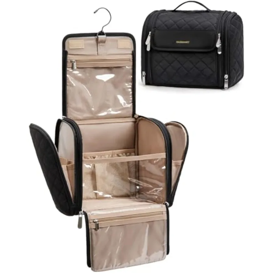 Makeup Bag for Women with Hanging Hook - Portable Cosmetic Case, Capacity Door Room Essentials Travel Organizer for Full Sized
Makeup Bag for Women with Hanging Hook - Portable Cosmetic Case, Capacity Door Room Essentials Travel Organizer for Full Sized