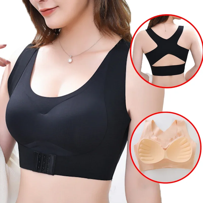 Women Sports Bras For Women Push Up Bra Posture Corrector Bralette Front Closure Female Underwear Cross Back Tops Top Women Bra
Women Sports Bras For Women Push Up Bra Posture Corrector Bralette Front Closure Female Underwear Cross Back Tops Top Women Bra