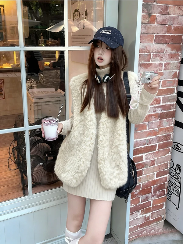 Warm High Collar Sweater Dr Furry Women's Faion Spring New Sle Two Piece Set ort Skirt Vest Comfortable Loose Fit
Warm High Collar Sweater Dr Furry Women's Faion Spring New Sle Two Piece Set ort Skirt Vest Comfortable Loose Fit