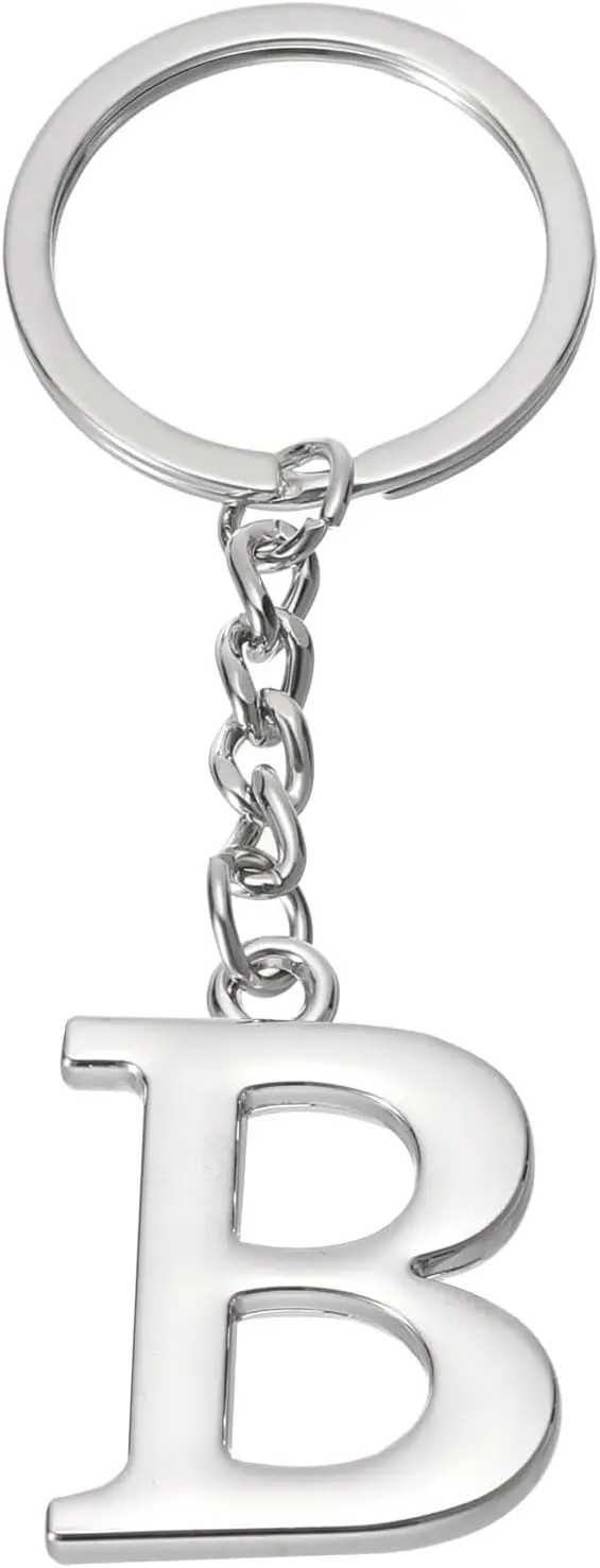 Initial Letter A Keychain Pendant Ring
Initial Letter A Keychain Pendant Ring