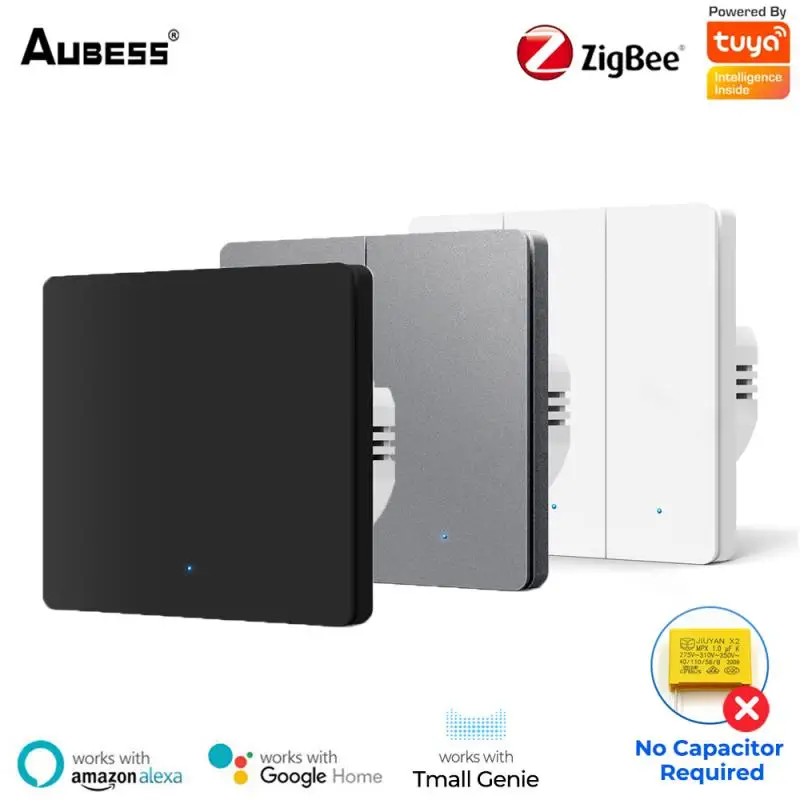 Умный выключатель Aubess ZigBee, не требует нейтрального провода, работает с Alexa Google Home Яндекс
Умный выключатель Aubess ZigBee, не требует нейтрального провода, работает с Alexa Google Home Яндекс