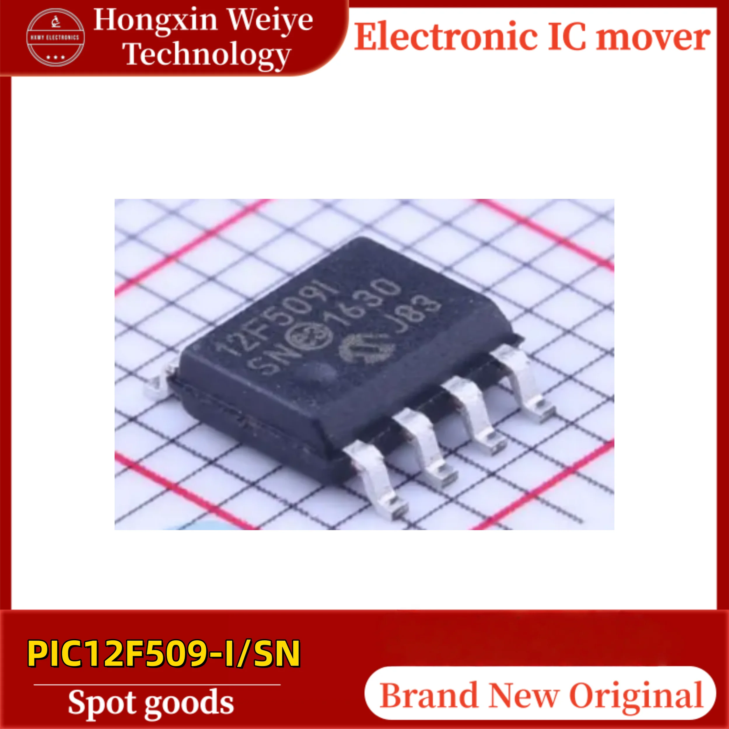 5/10 PCS PIC12F509-I/SN PIC12F509-I SOIC-8 MCU Brand New In Stock
5/10 PCS PIC12F509-I/SN PIC12F509-I SOIC-8 MCU Brand New In Stock