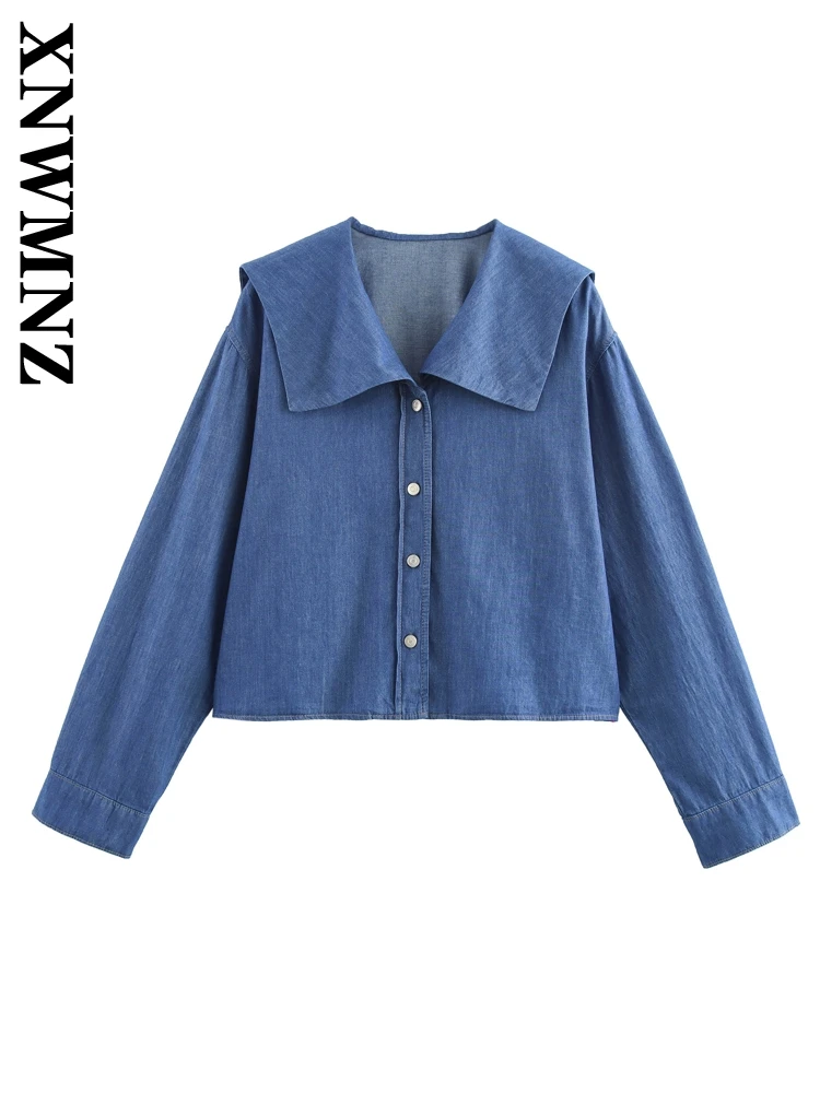 XNWMNZ 2025 Autumn Wear New Woman Classic Turn-down Collar Denim Jacket Top Fashion Spring Female Shirt Long Sleeve Outerwear
XNWMNZ 2025 Autumn Wear New Woman Classic Turn-down Collar Denim Jacket Top Fashion Spring Female Shirt Long Sleeve Outerwear