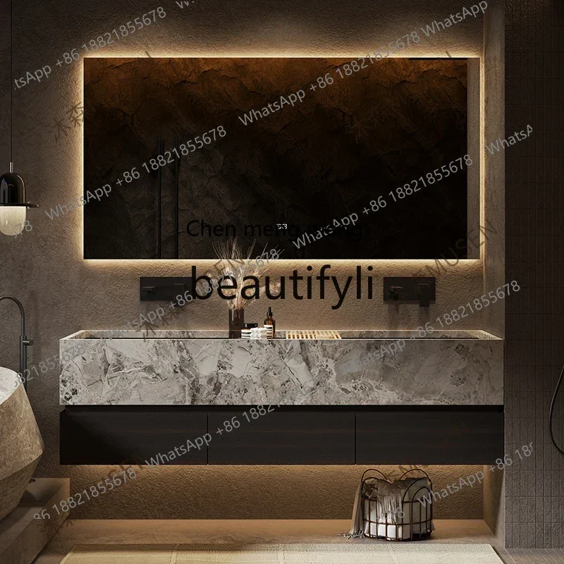 C Designer Slate Bathroom Cabinet Combination Integrated Basin Toilet Wash Table Face Basin
C Designer Slate Bathroom Cabinet Combination Integrated Basin Toilet Wash Table Face Basin