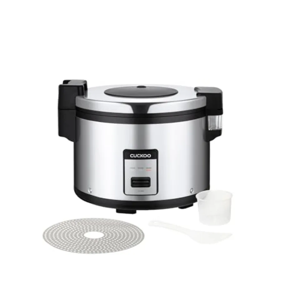 Commercial 30-Cup Uncooked/60-Cup Cooked Rice Cooker Warmer Industrial Stainless Steel Silver Large Capacity with One-Touch Ope
Commercial 30-Cup Uncooked/60-Cup Cooked Rice Cooker Warmer Industrial Stainless Steel Silver Large Capacity with One-Touch Ope