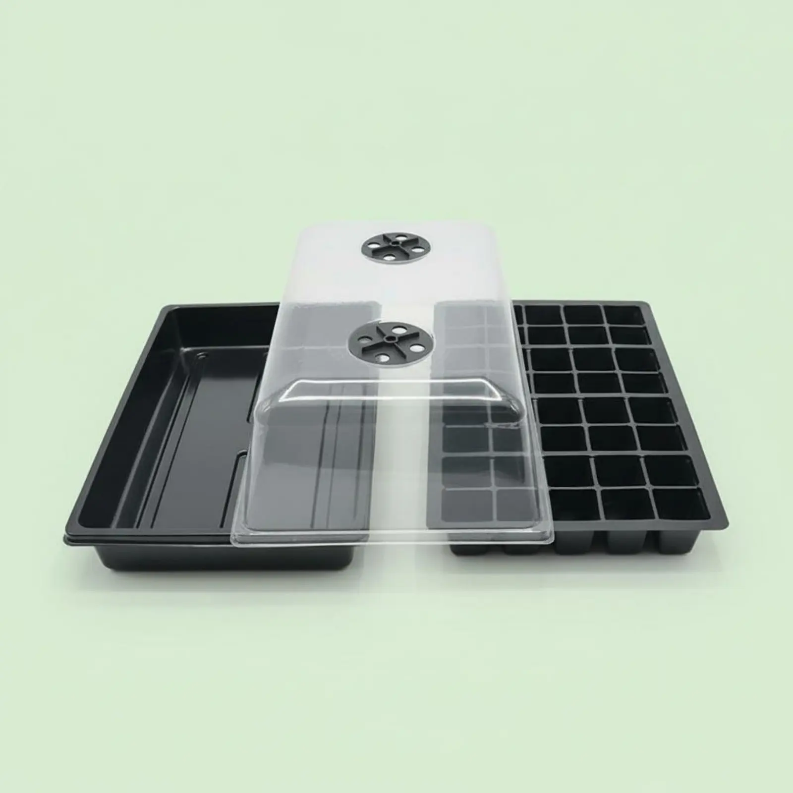 40 Compartment Sprout Tray with Dome Reusable Mini Greenhouse Seed Beginner Kit Gardening Supplies Sturdy Plastic for Gardeners
40 Compartment Sprout Tray with Dome Reusable Mini Greenhouse Seed Beginner Kit Gardening Supplies Sturdy Plastic for Gardeners