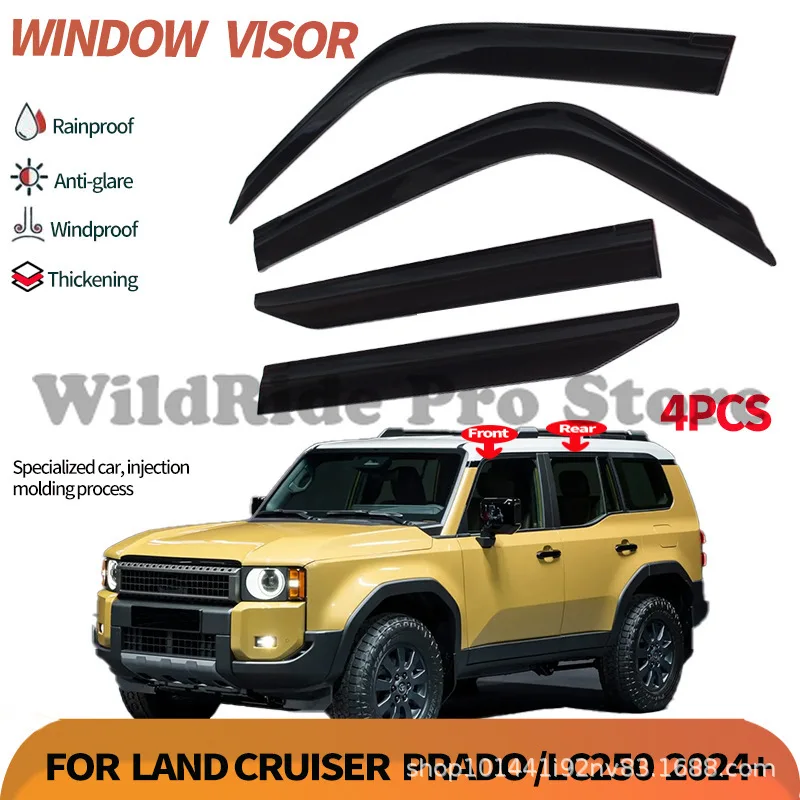 1 set For Toyota Land Cruiser Prado J250 2024 Window Visor Rain Deflector
1 set For Toyota Land Cruiser Prado J250 2024 Window Visor Rain Deflector
