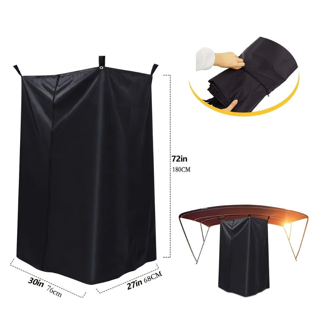 Boat Privacy Changing Curtain Portable Black Outdoor Marine Dressing Privacy Screen
Boat Privacy Changing Curtain Portable Black Outdoor Marine Dressing Privacy Screen
