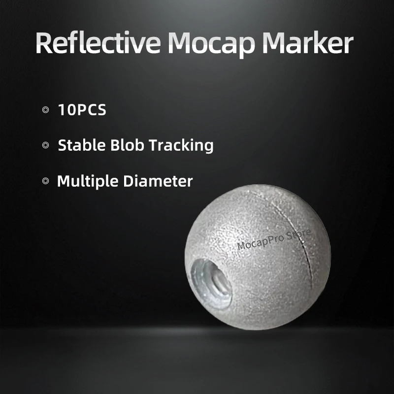 10PCS Optical Tracking Infrared Passive Reflective Ball Motion Capture Markers Balls Passive Mocap Marker Point
10PCS Optical Tracking Infrared Passive Reflective Ball Motion Capture Markers Balls Passive Mocap Marker Point