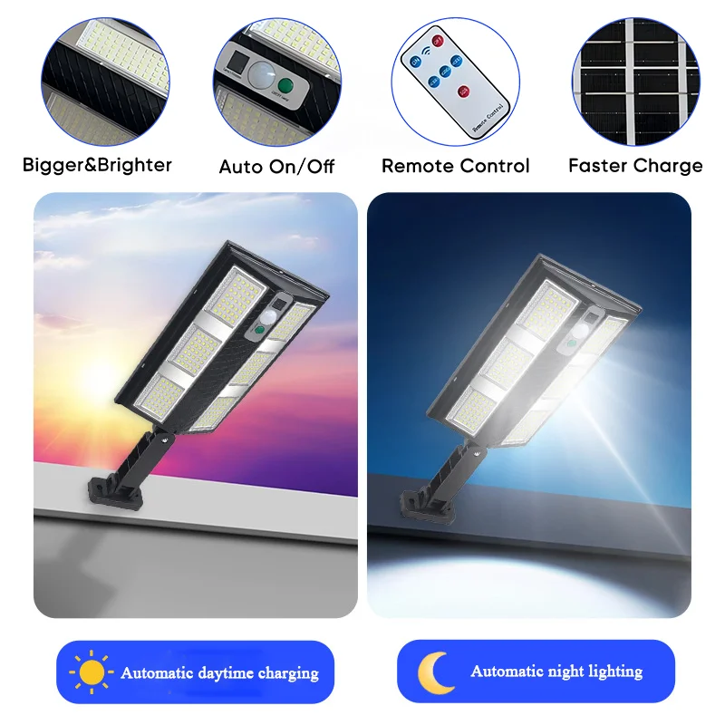 Outdoor LED Solar Wall Lights Human Body Sensing Courtyard Lights Household Wall Lighting Remote Control Street Lights
Outdoor LED Solar Wall Lights Human Body Sensing Courtyard Lights Household Wall Lighting Remote Control Street Lights